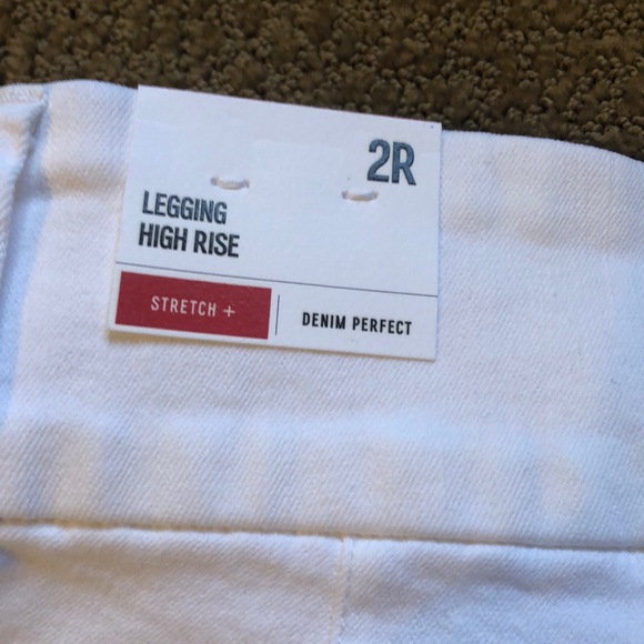 White Legging High Rise Denim Perfect Jeans - Picture 15 of 15